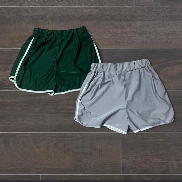 American Apparel Pants - 2 pairs Green and grey athletic woman's shorts Size S-M